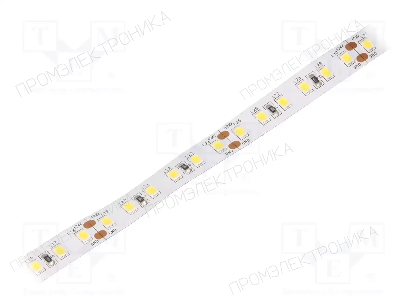 WISVA OPTOELECTRONICS HH-S120F010-2835NW-24 WHITE PCB IP20 — Источники света - светодиодные ленты
