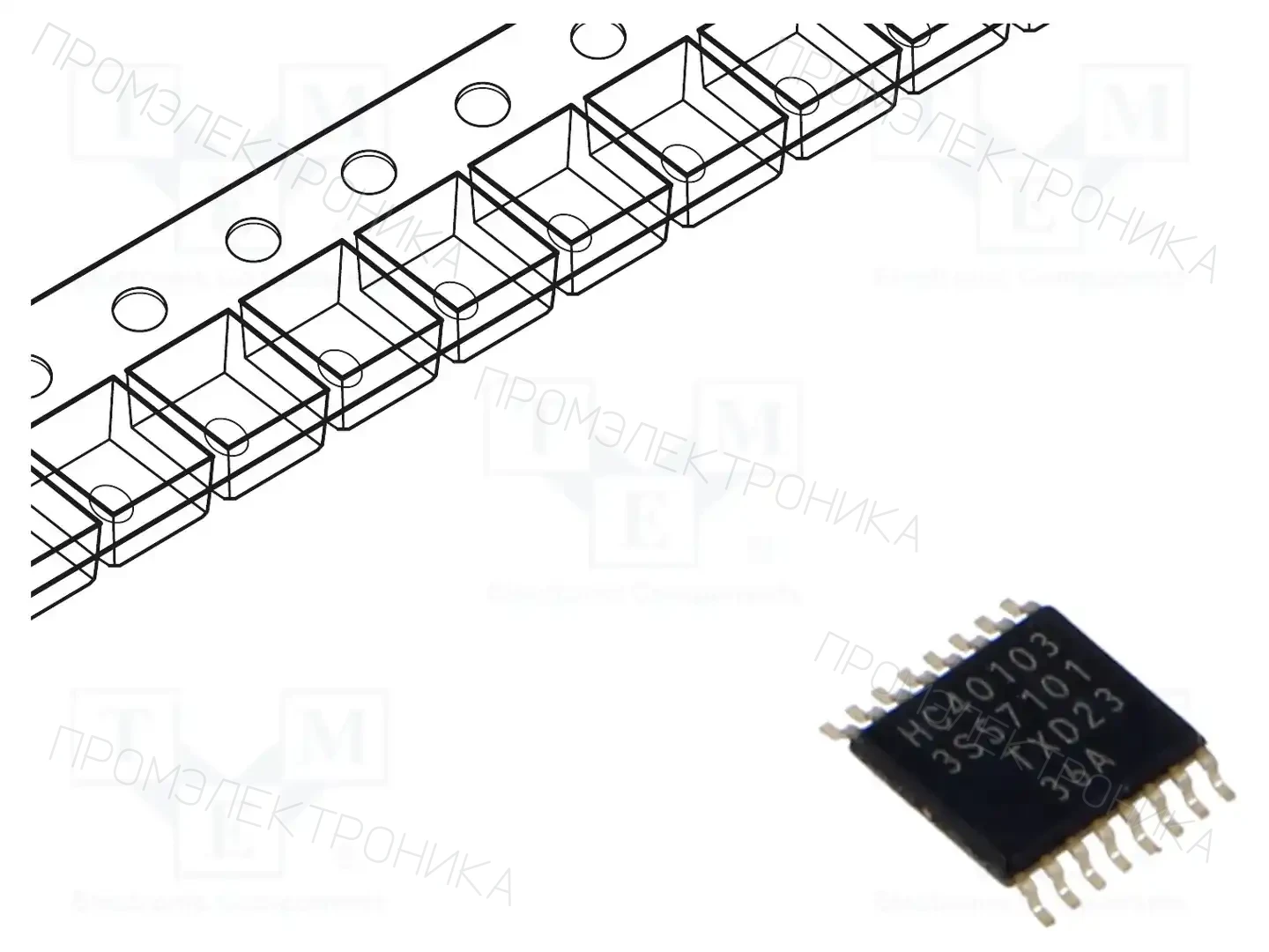 NEXPERIA 74HC40103PW,118 — Счетчики/делители