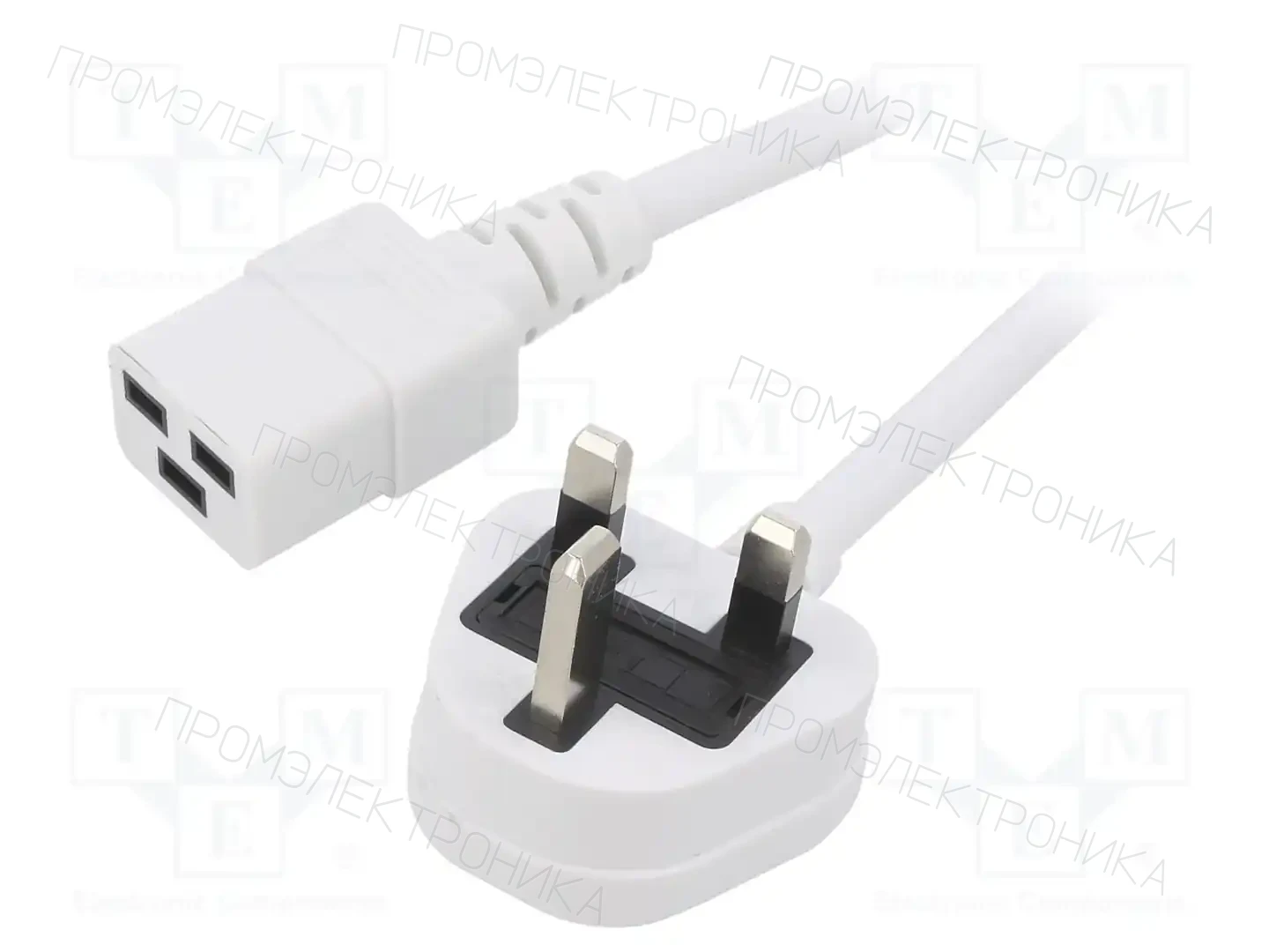 LIAN DUNG LT-318(3A)+549 3X1.5 WHT 1.5M — Кабели питания компьютерные и универс