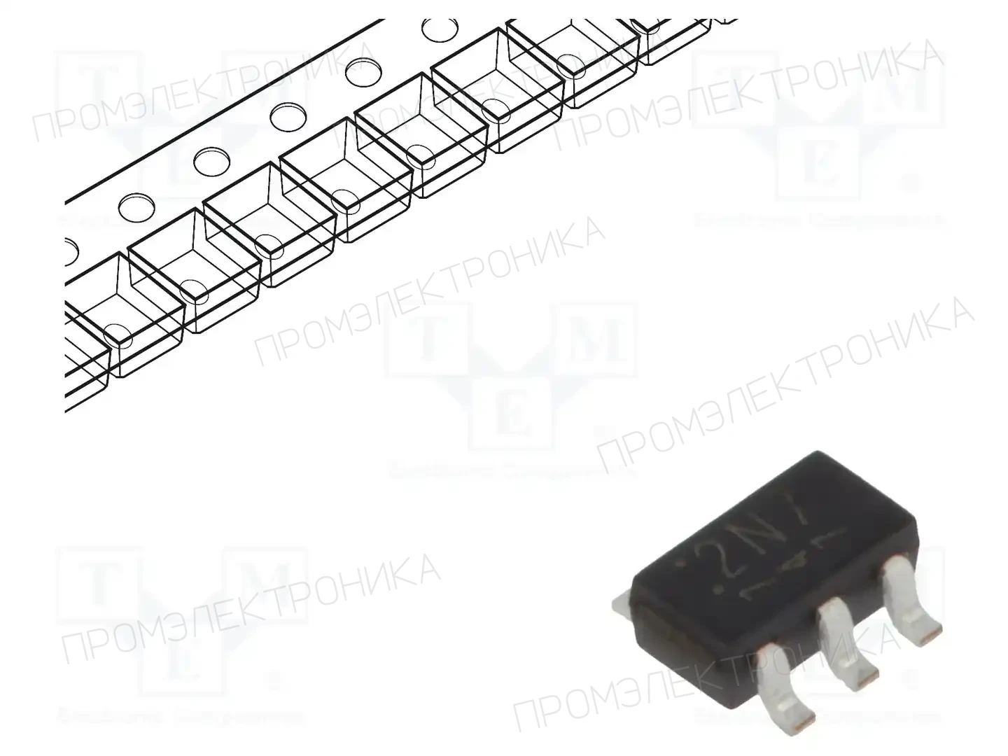 TOSHIBA TCR2EF27,LM(CT — Стабилизаторы напряжения нерегулир. LDO