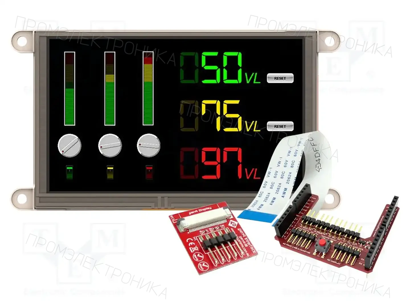 4D Systems GEN4-ULCD-50DT-AR — Интеллигентные дисплеи