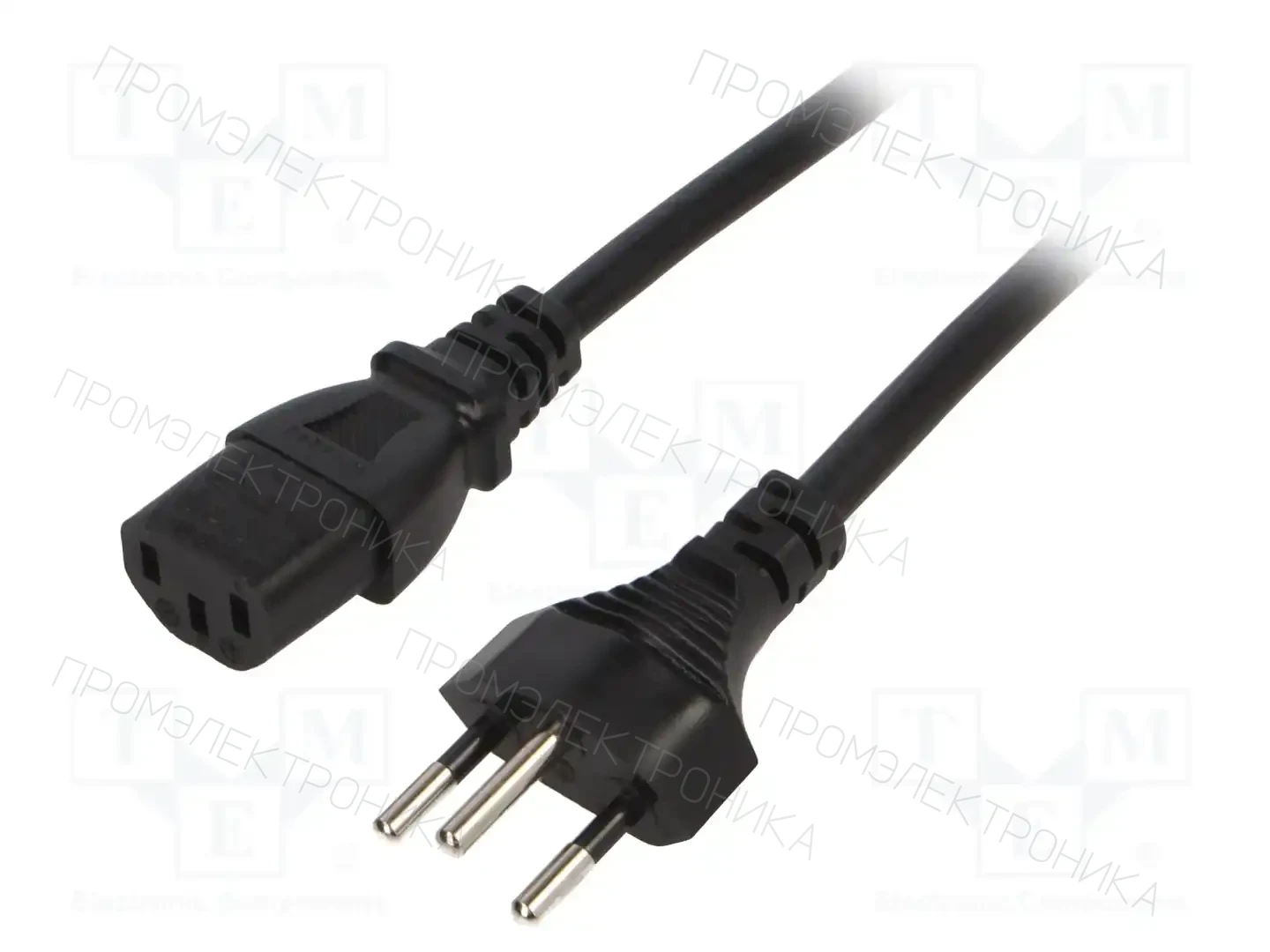 LIAN DUNG LT-313+501 H05VV-F 3X1.0 BLK 1.8M — Кабели питания компьютерные и универс
