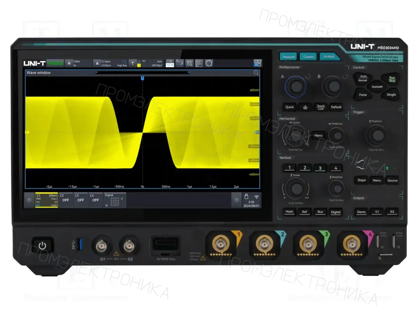 UNI-T MSO3034HD — Осциллоскопы цифровые