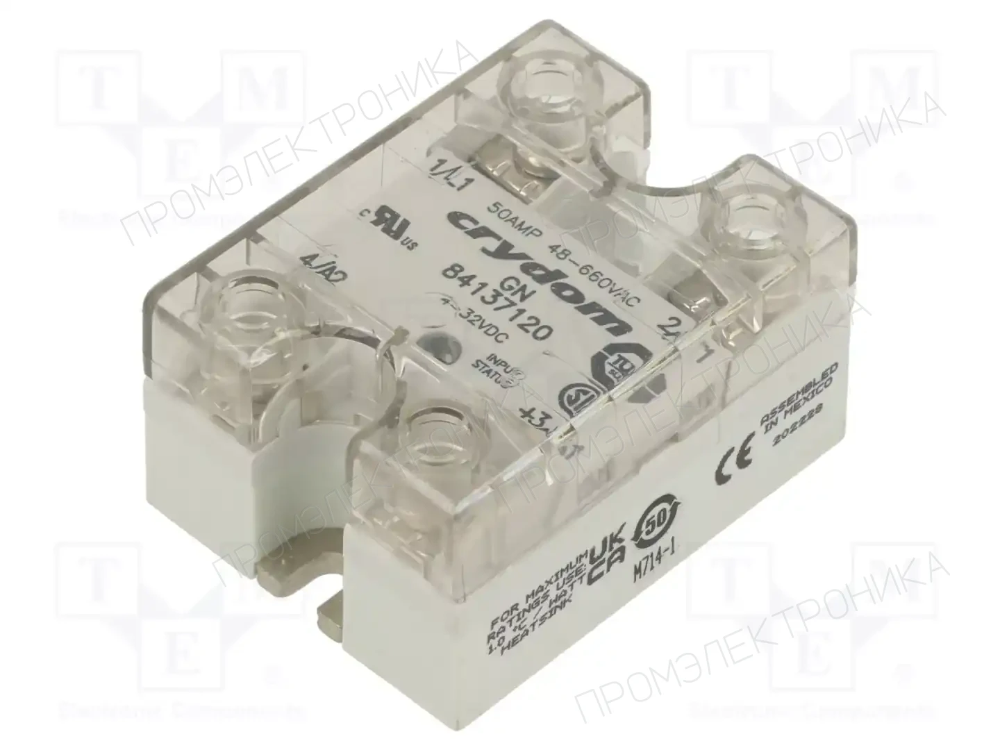 SENSATA / CRYDOM 84137120 — Реле SSR однофазные
