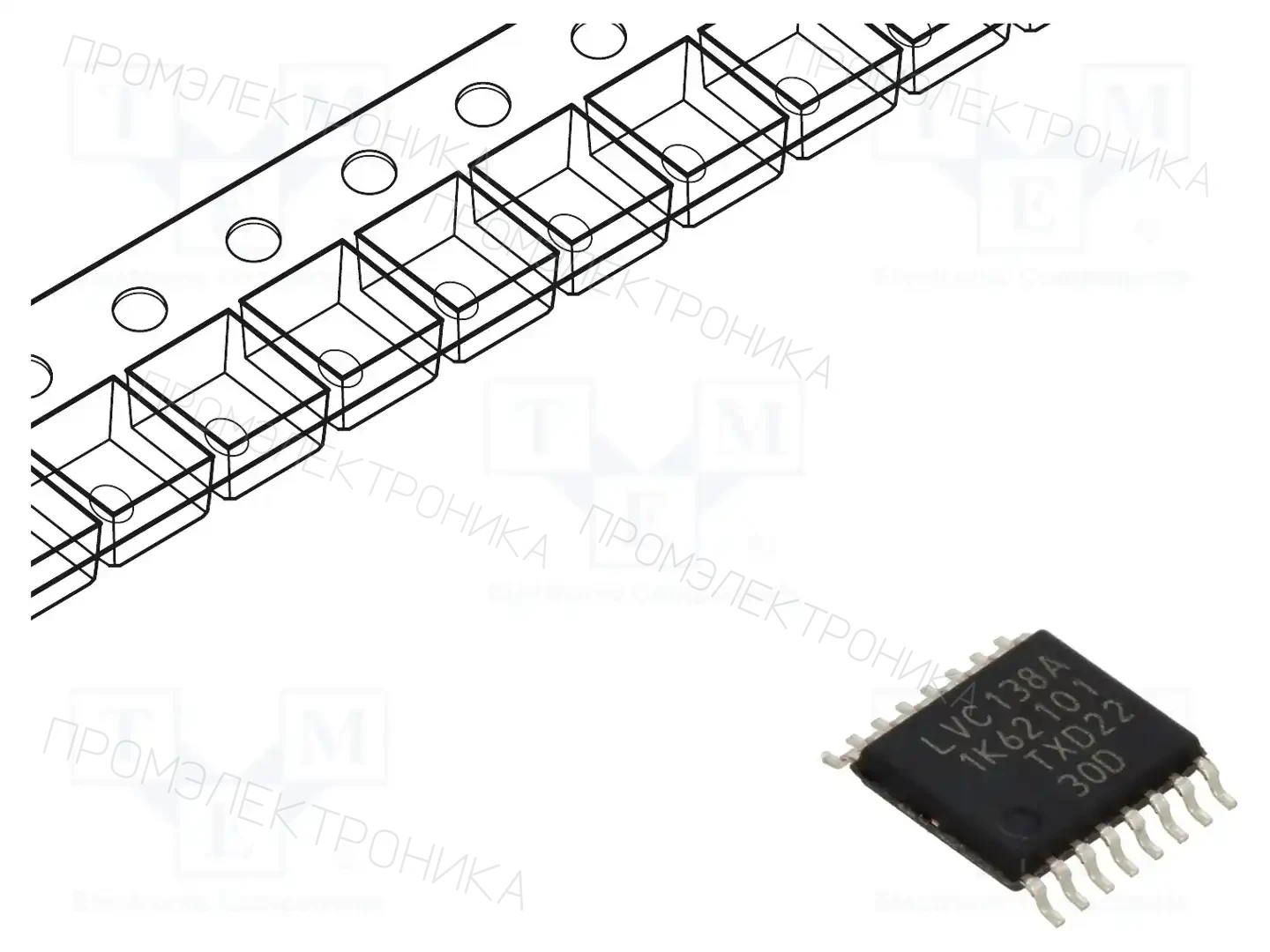 NEXPERIA 74LVC138APW,118 — Декодеры, мультиплексоры, переключатели
