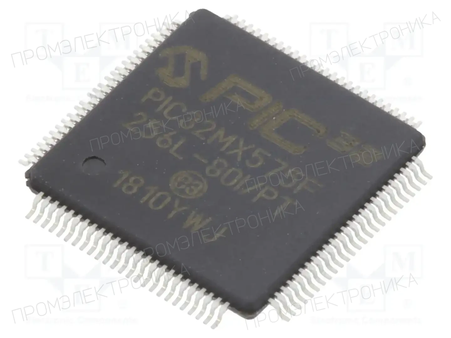 Microchip Technology PIC32MX575F256L-80I/PT — Линейка PIC32 32-bit