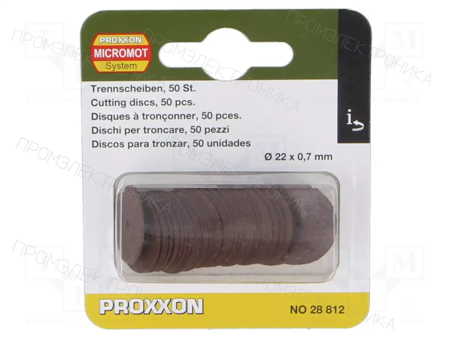 PROXXON 28812 — Диски для резки и шлифовки