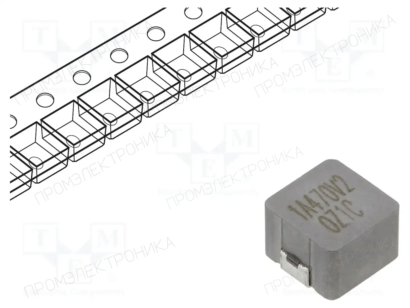 EATON ELECTRONICS HCM1A0805V2-470-R — Дроссели