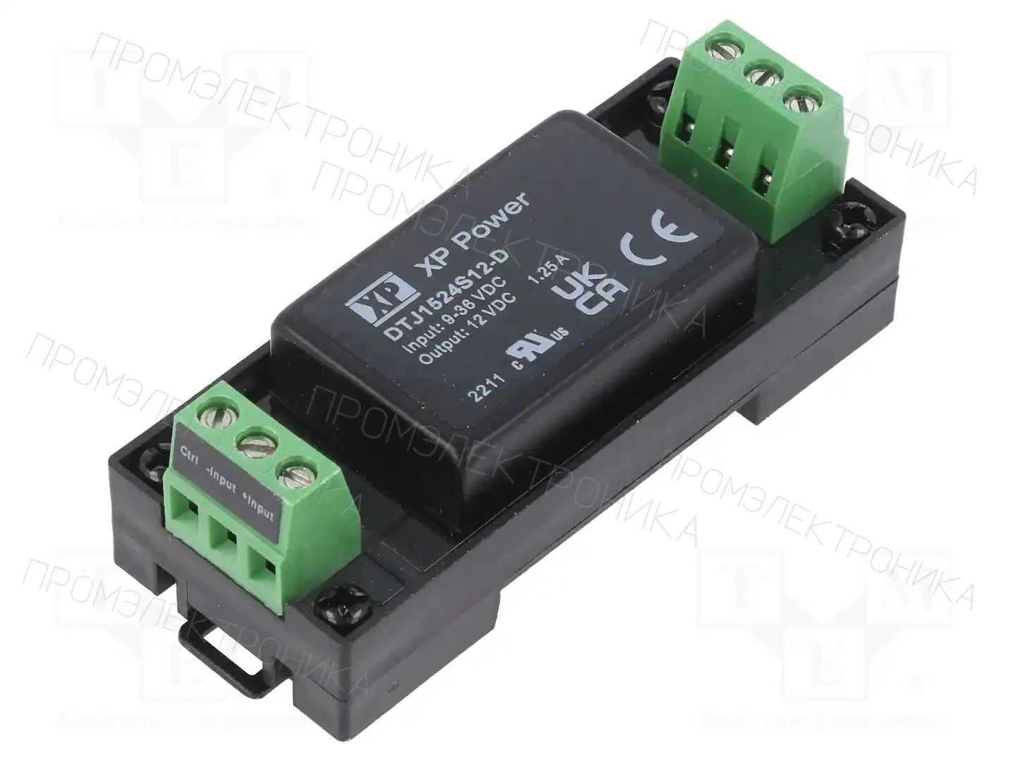 XP POWER DTJ1524S12-D — Преобразователи DC/DC