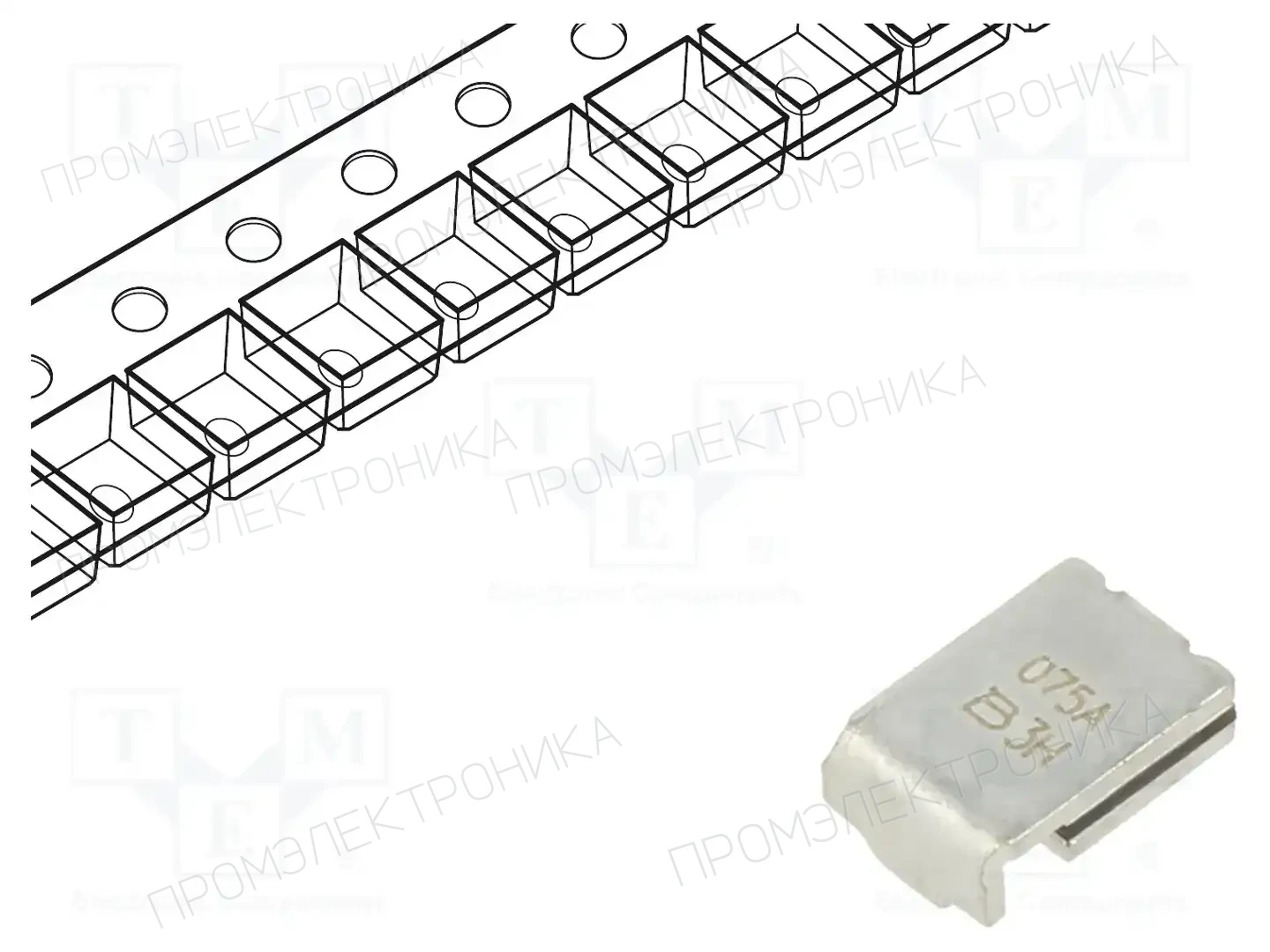 BOURNS MF-SM075/60-2 — Предохранители полимерные SMD