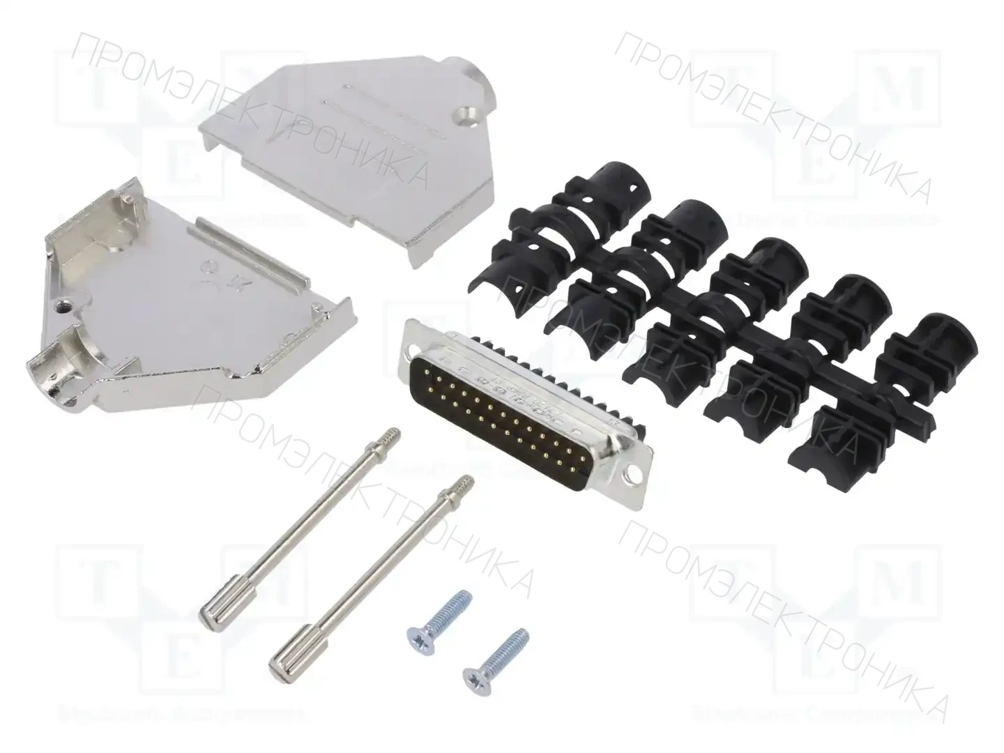 AMPHENOL COMMUNICATIONS SOLUTIONS L17DTZK25+L717DB25PST — Комплектные штекеры D-Sub