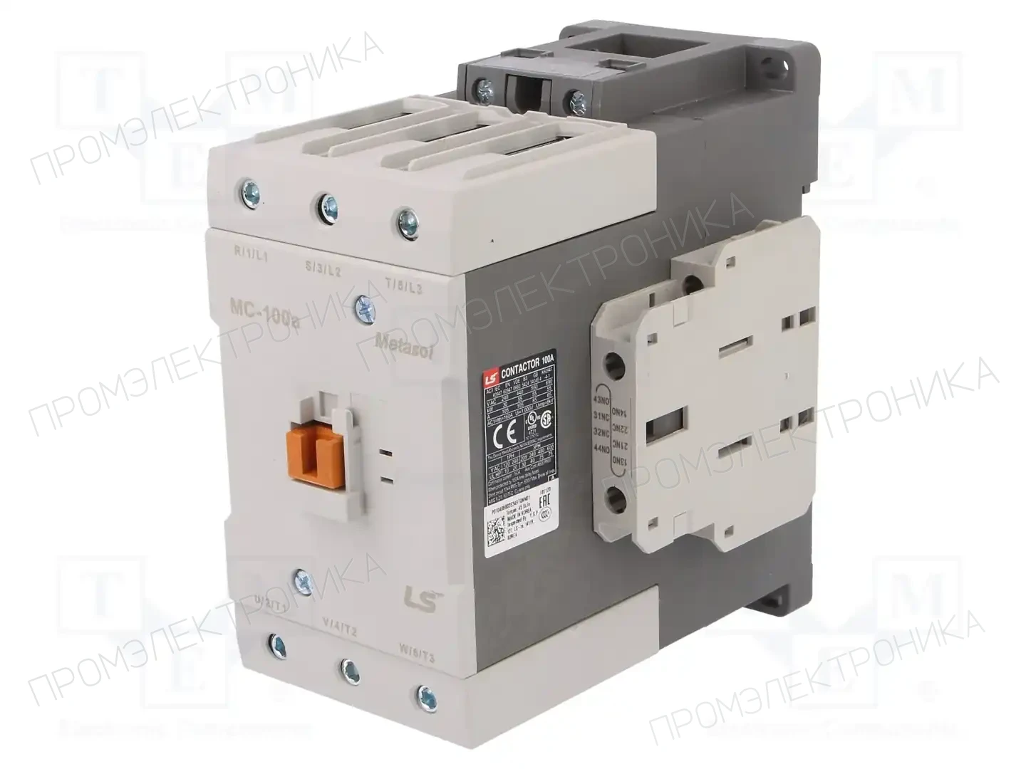 LS ELECTRIC MC-100A 230VAC 1A1B — Контакторы - главные модули