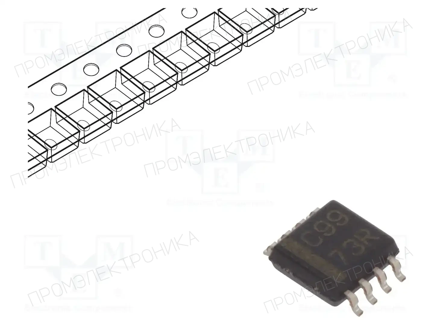 Texas Instruments SN74LVC1G99DCTT — Ворота, инверторы