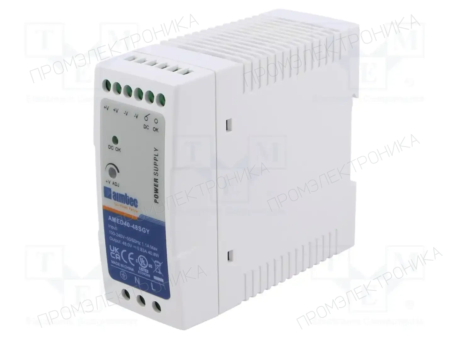 AIMTEC AMED40-48SGY — Блоки питания на DIN-рейку