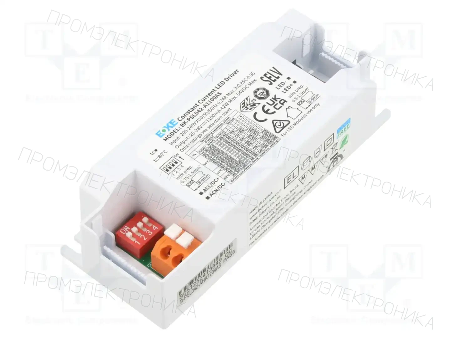 BOKE BK-PSL042-A1100AS — Блоки питания для LED