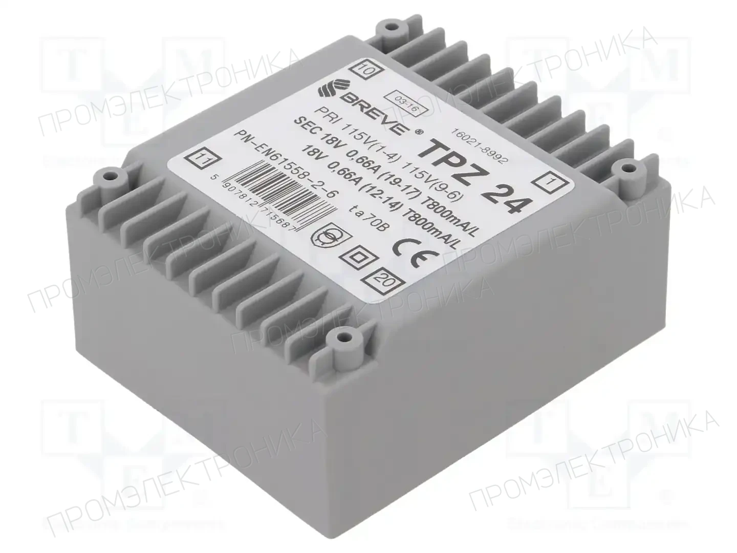 BREVE TUFVASSONS 16021-8992 — Трансформаторы PCB