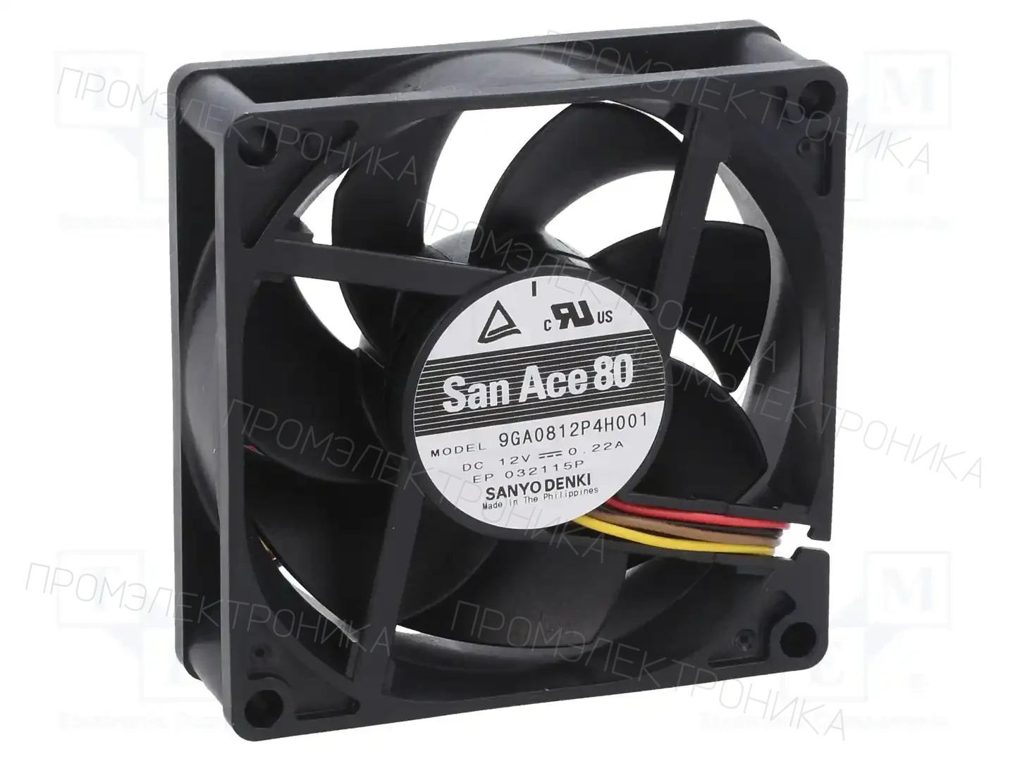 SANYO DENKI 9GA0812P4H001 — Вентиляторы DC 12V