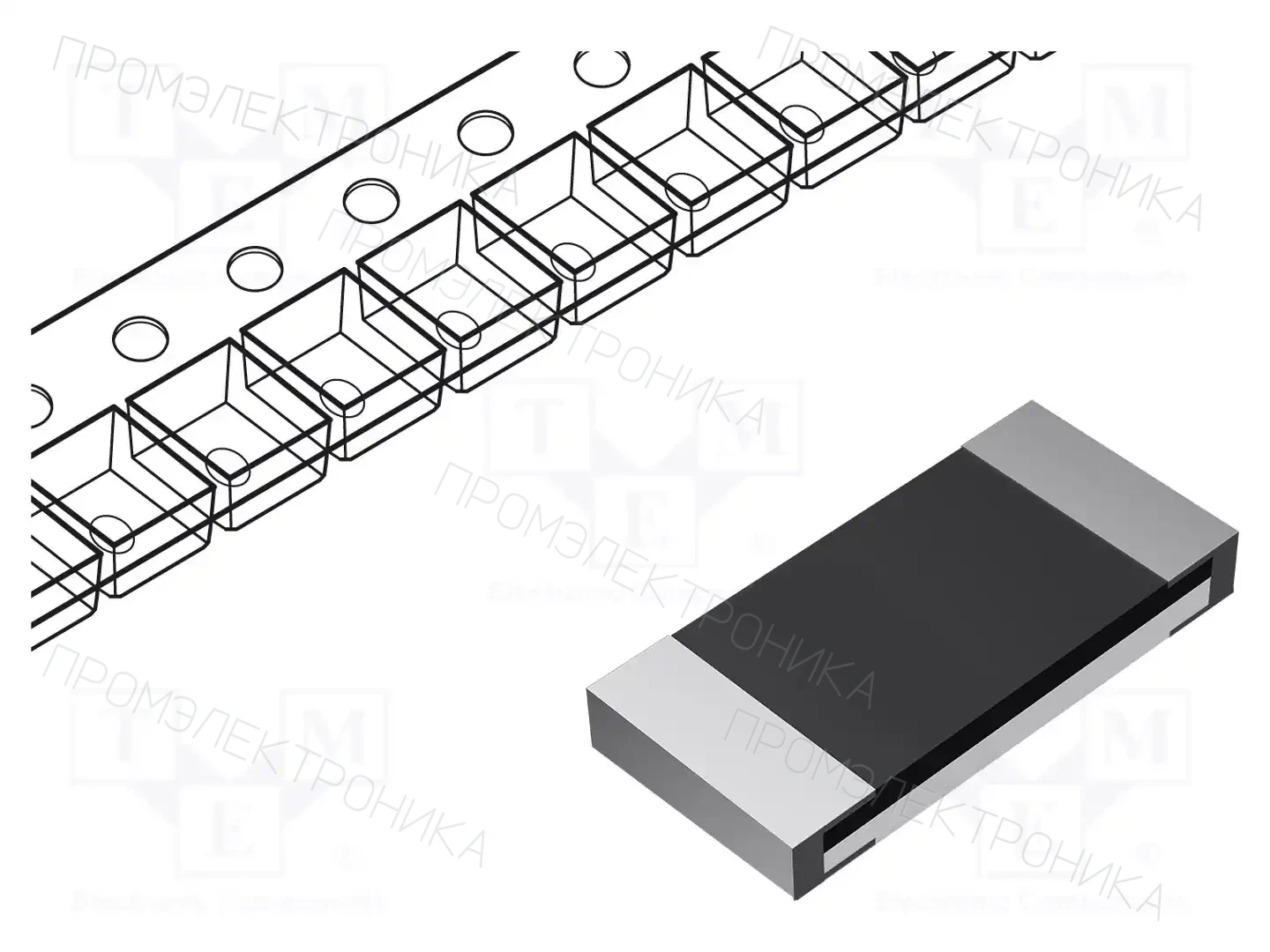 PANASONIC ERJ8GEYJ121V — Резисторы SMD