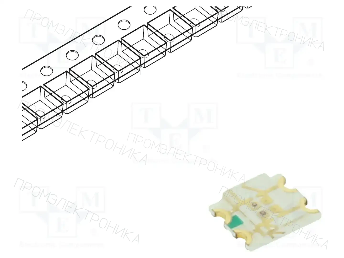 REFOND RF-P3S155TS-B52 — Светодиоды SMD цветные