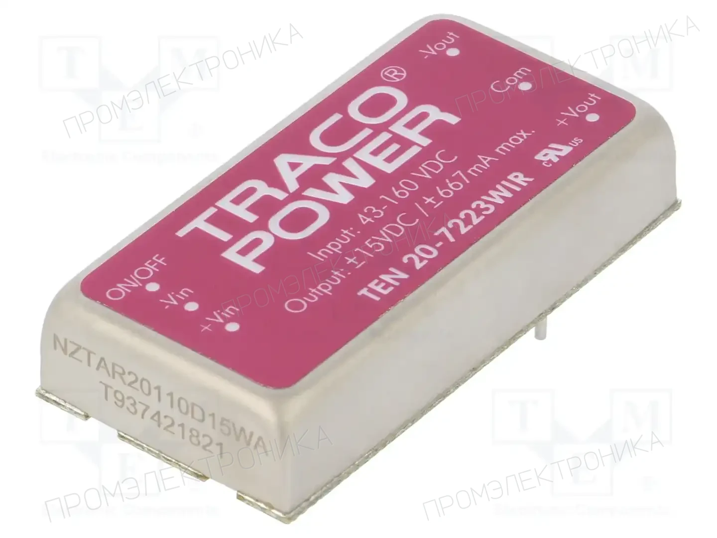 TRACO POWER TEN 20-7223WIR — Преобразователи DC/DC