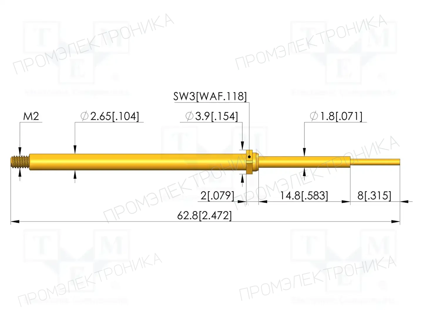 INGUN GKS-313 302 100 A 1502 M — Измерительные щупы