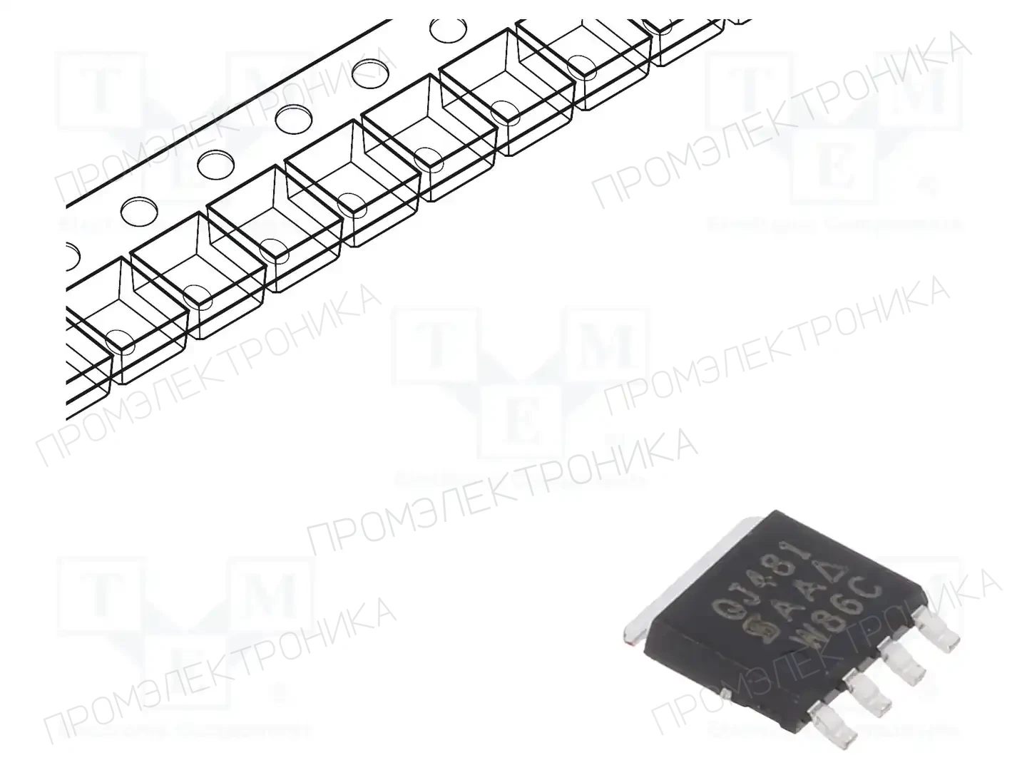 VISHAY SQJ481EP-T1_GE3 — Транзисторы с каналом P SMD