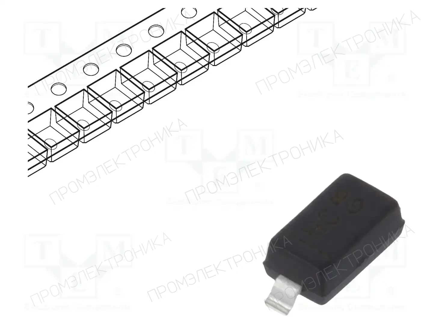 DIODES INCORPORATED DDZ9684-7 — Стабилитроны SMD