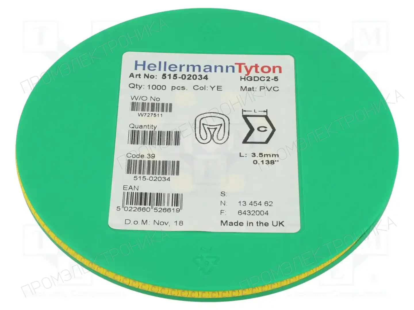 HELLERMANNTYTON 515-02034 — Маркеры проводов