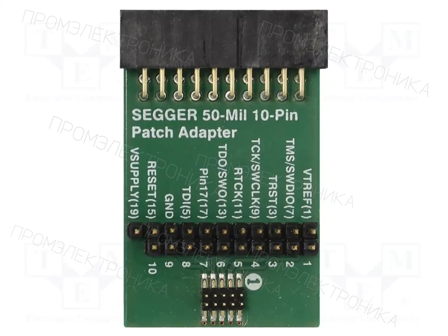 SEGGER MICROCONTROLLER 8.06.28 50-MIL 10-PIN PATCH ADAPTER — Аксессуары для программаторов