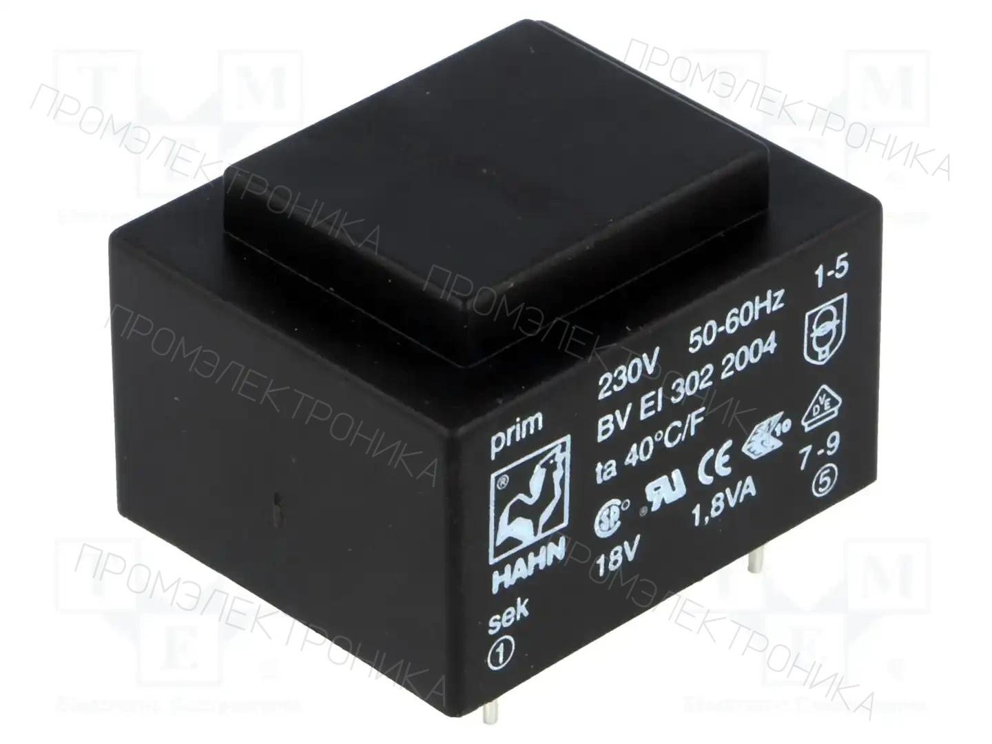 HAHN BV EI 302 2004 — Трансформаторы PCB