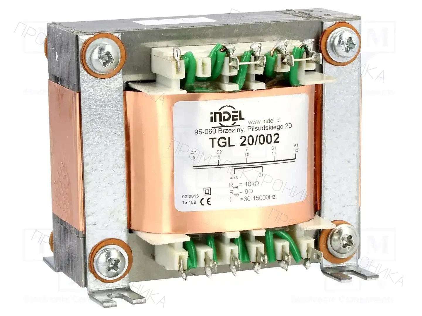 INDEL TGL 20/002 — Трансформаторы с креплением