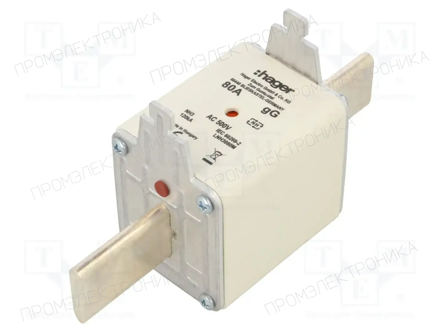 HAGER LNH3080M — Предохранители NH
