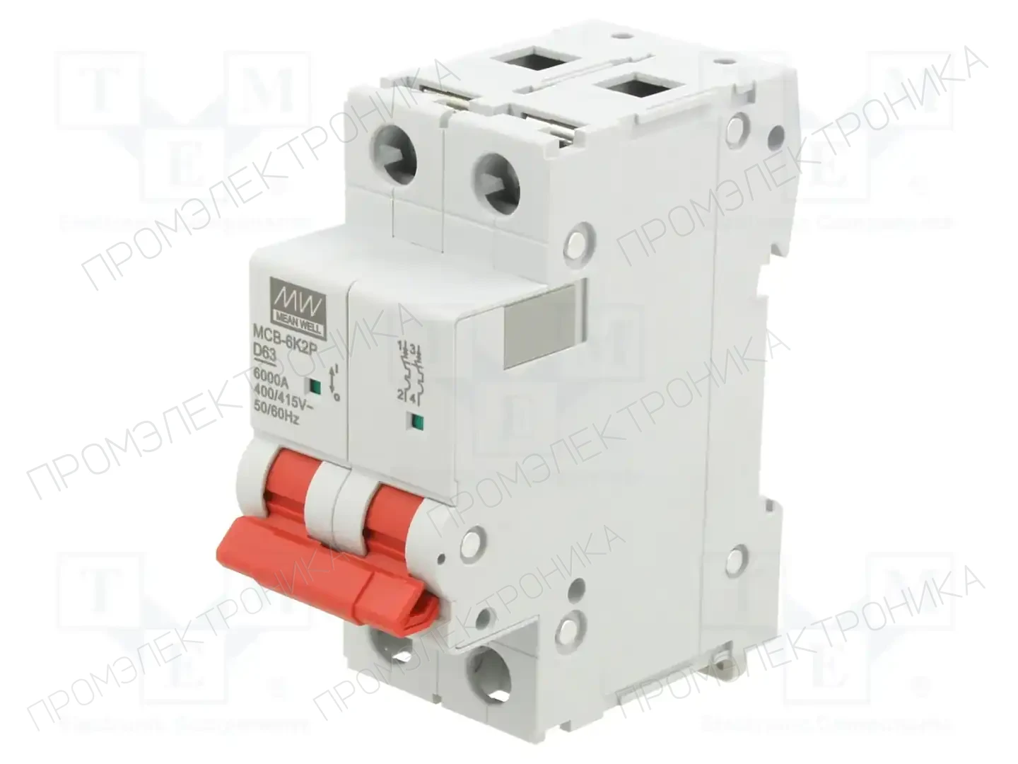 MEAN WELL MCB-6K2P-D63 — Выключатели максимального тока
