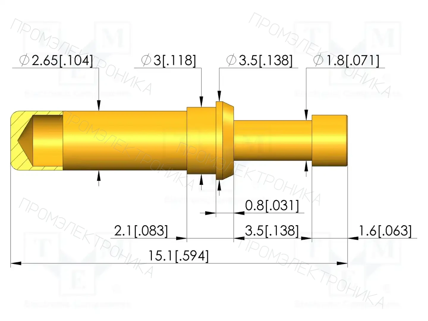 INGUN GKS-913 102 230 A 0802 Z — Измерительные щупы