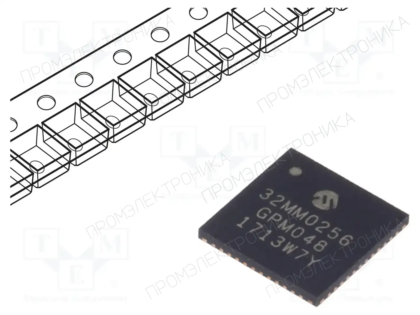 Microchip Technology PIC32MM0256GPM048-I/M4 — Линейка PIC32 32-bit