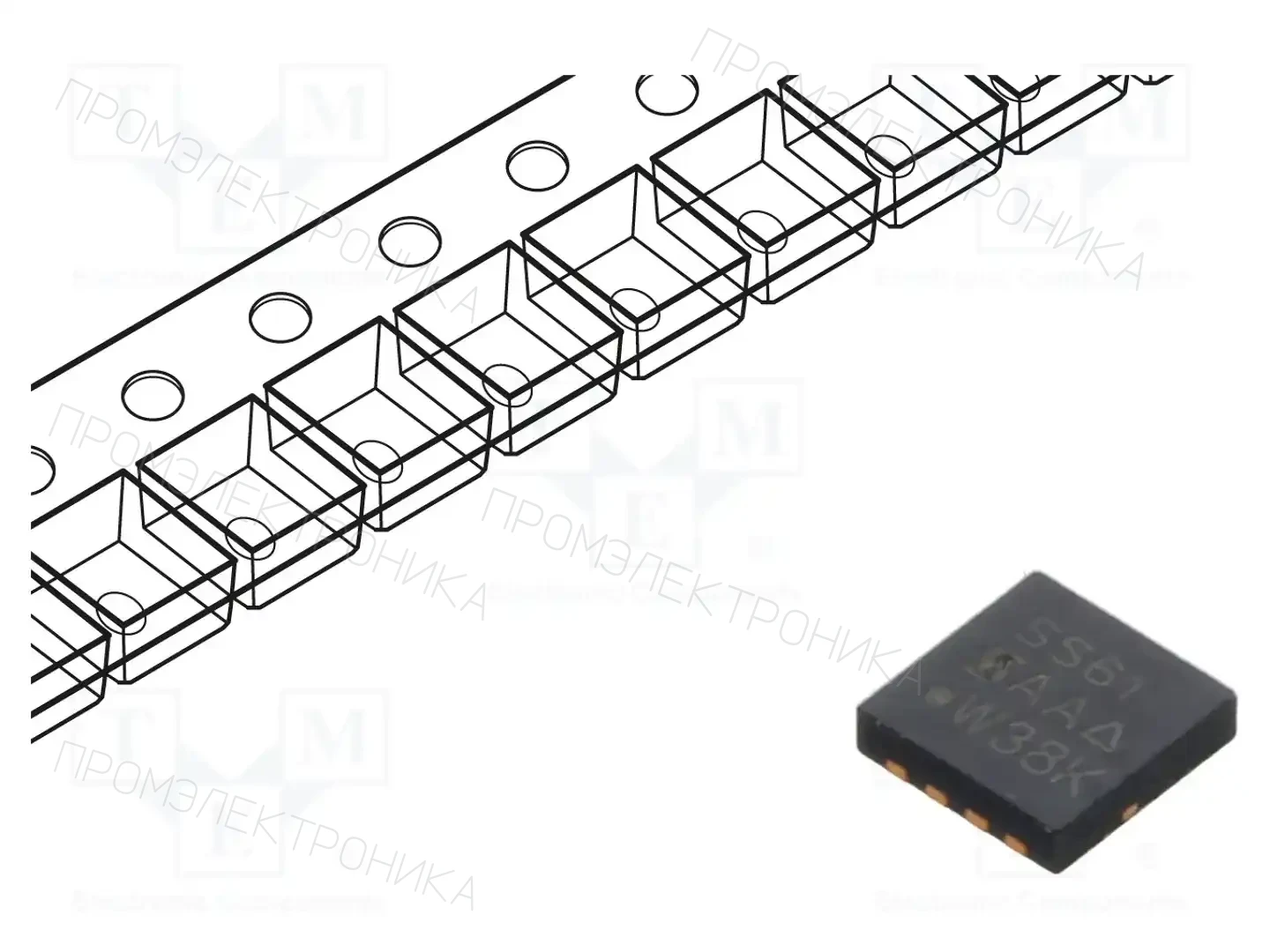 VISHAY SISS61DN-T1-GE3 — Транзисторы с каналом P SMD