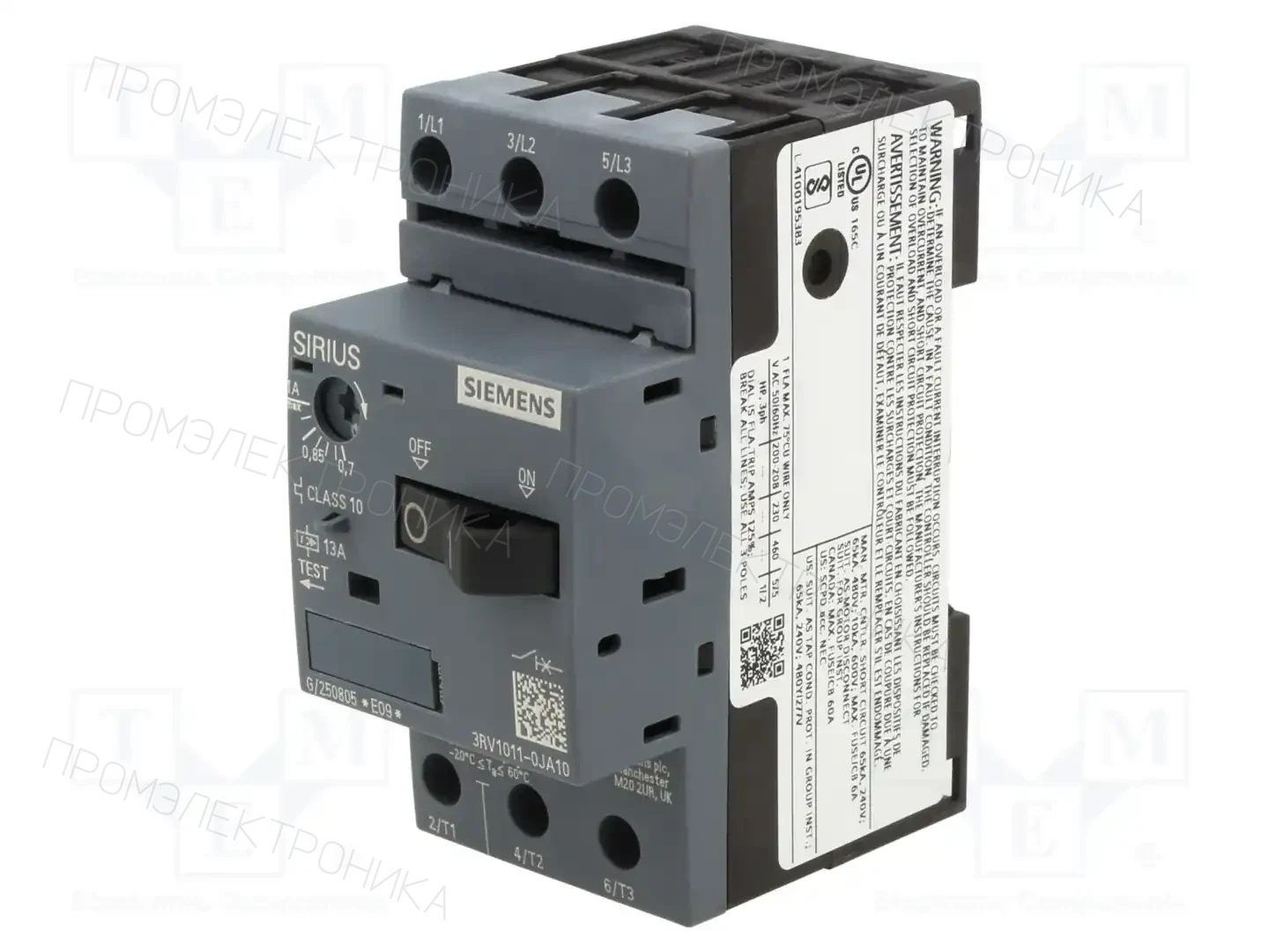 SIEMENS 3RV1011-0JA10 — Выключатели двигательные