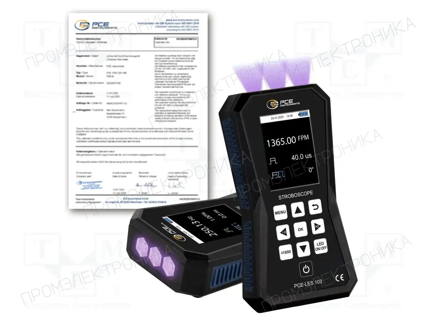 PCE INSTRUMENTS PCE-LES 103UV-365-ICA — Измерители автомобильные - остальные