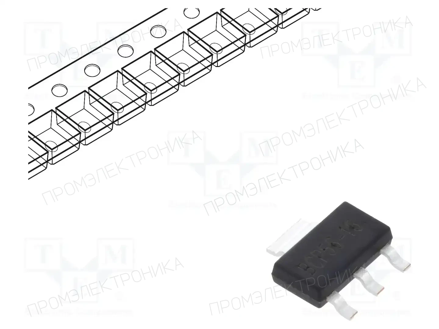 MICRO COMMERCIAL COMPONENTS BCP56-16-TP — Транзисторы NPN SMD
