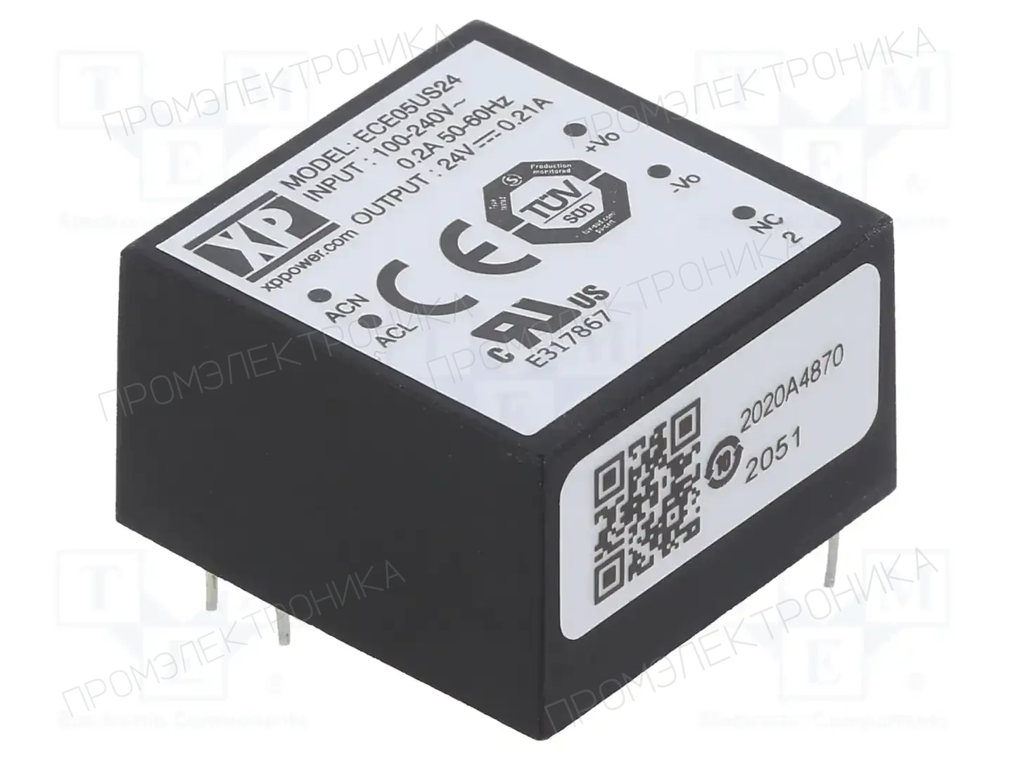 XP POWER ECE05US24 — Преобразователи AC/DC для PCB