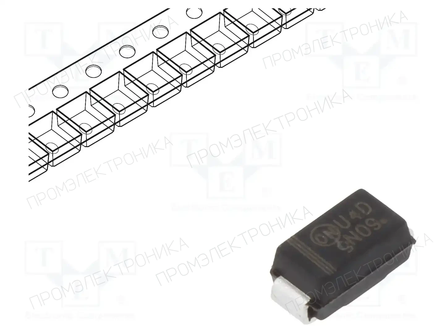 onsemi MURA120T3G — Универсальные диоды SMD