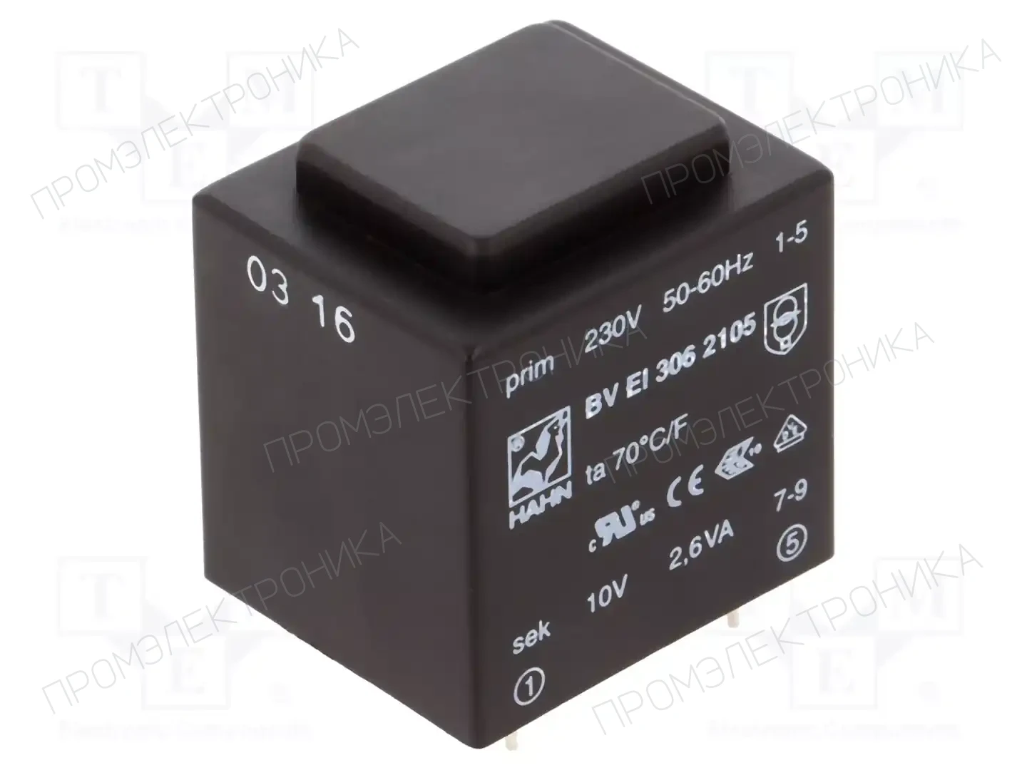 HAHN BV EI 306 2105 — Трансформаторы PCB