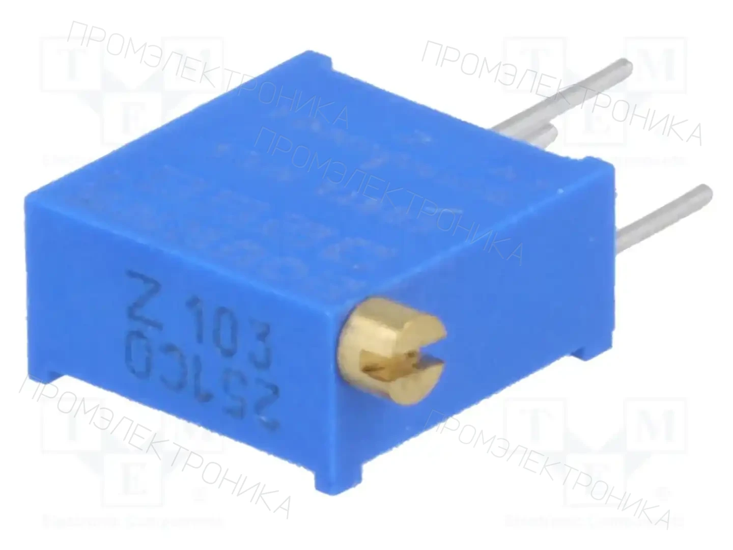 BOURNS 3296Z-1-103LF — Потенциометры THT многооборотные 3/8 дм