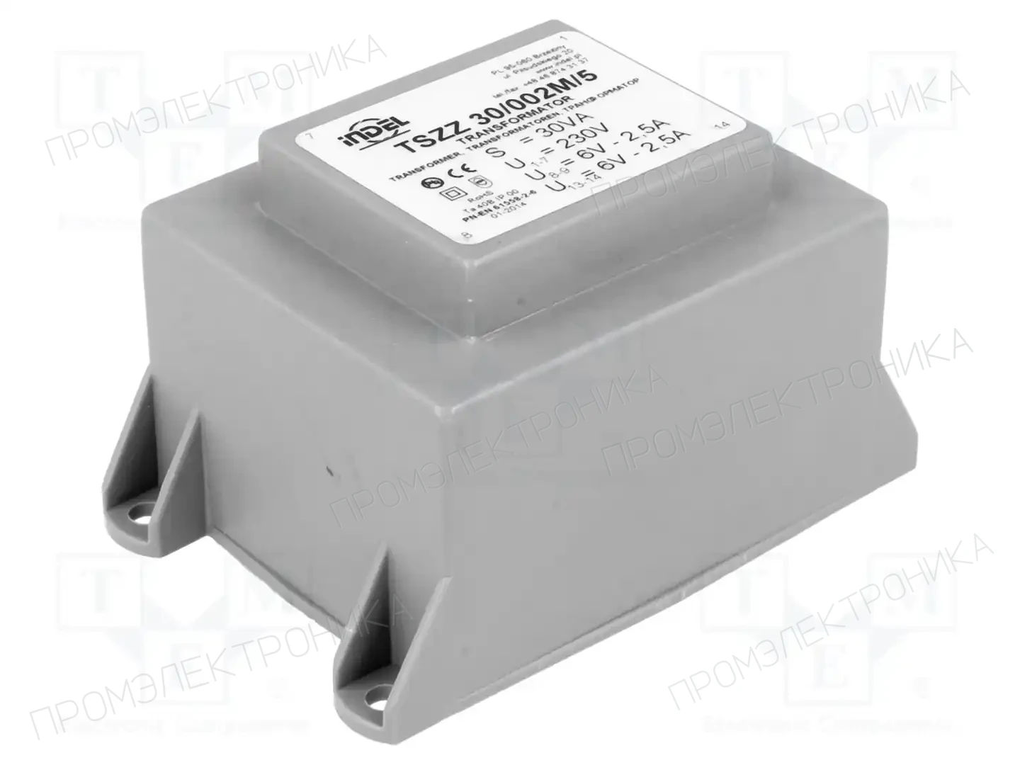 INDEL TSZZ30/002M/5 — Трансформаторы PCB