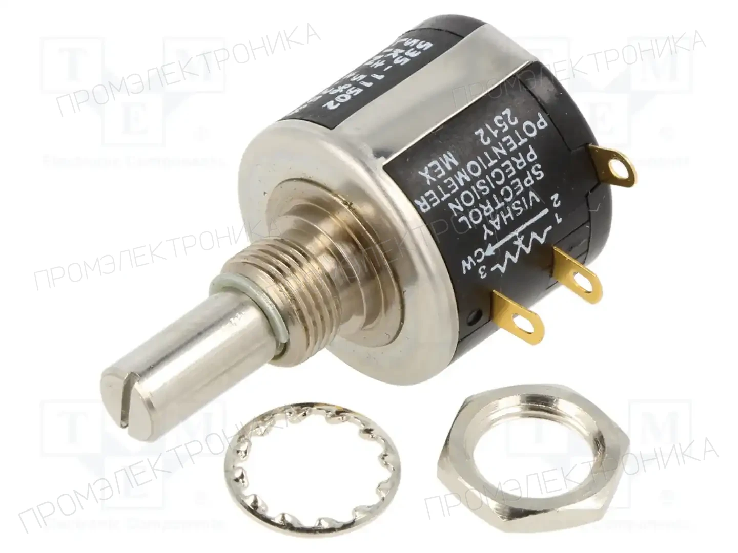 VISHAY 535B1502JC — Потенциометры многооборотные проволочные