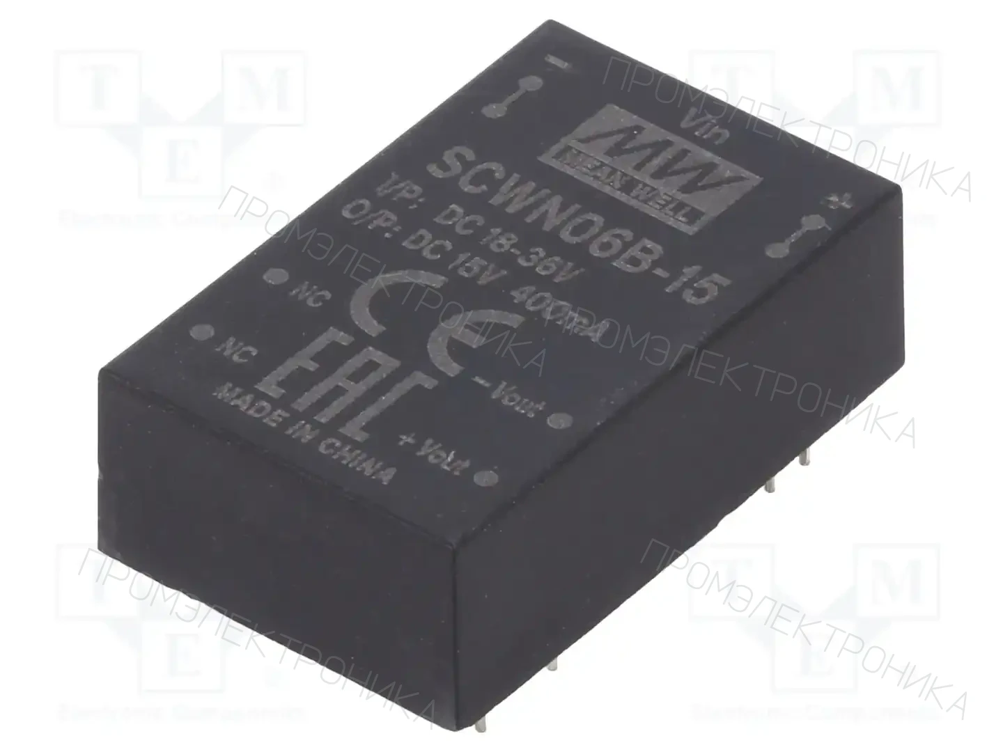 MEAN WELL SCWN06B-15 — Преобразователи DC/DC