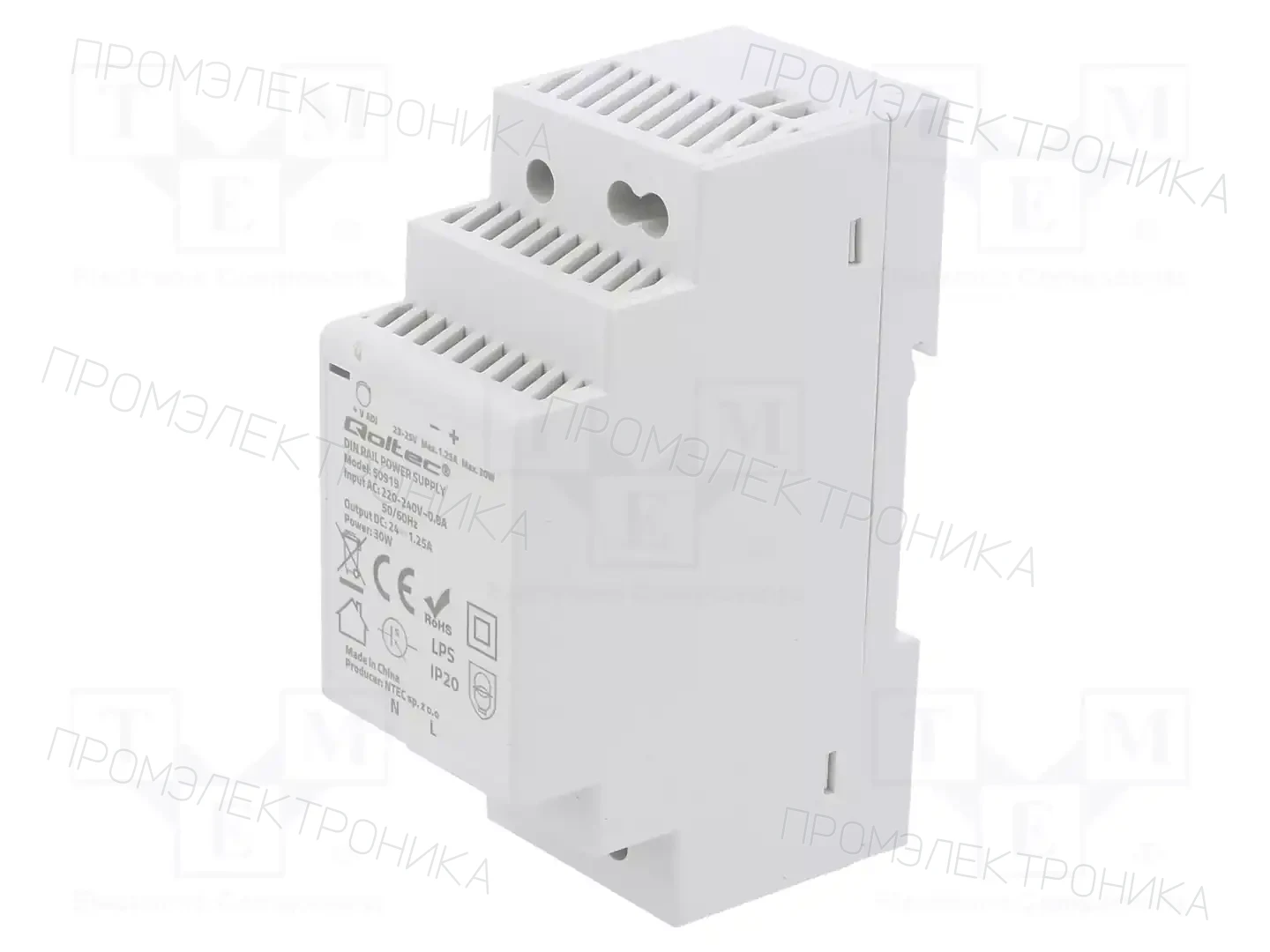 QOLTEC 50919 — Блоки питания на DIN-рейку