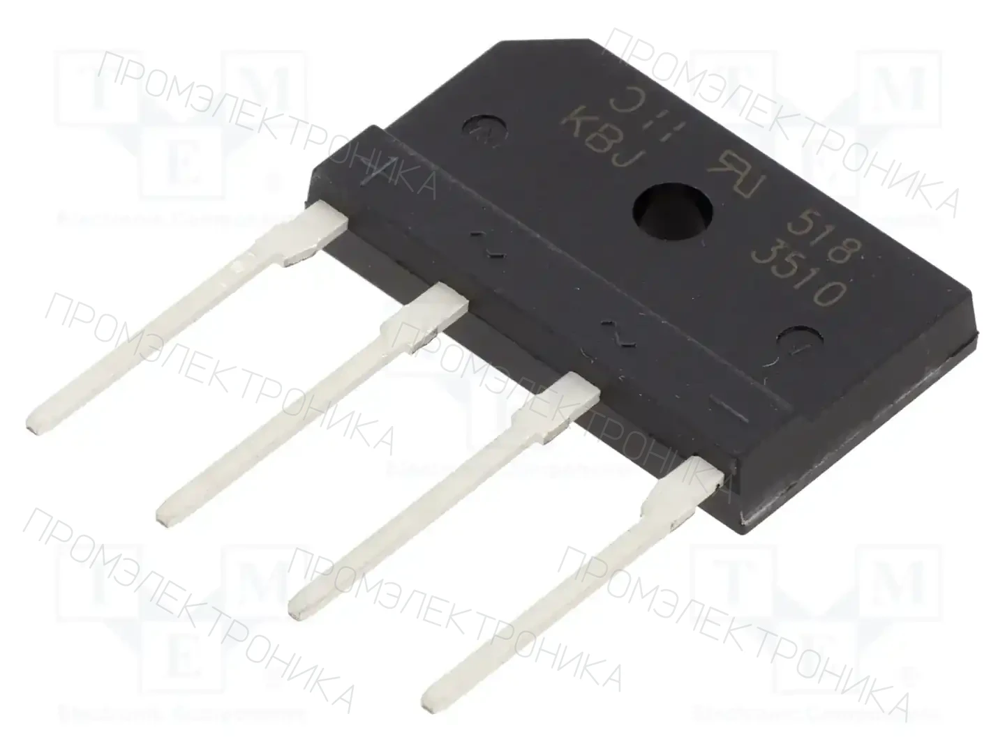 DIODES INCORPORATED KBJ3510 — Однофазные мосты диодные плоские