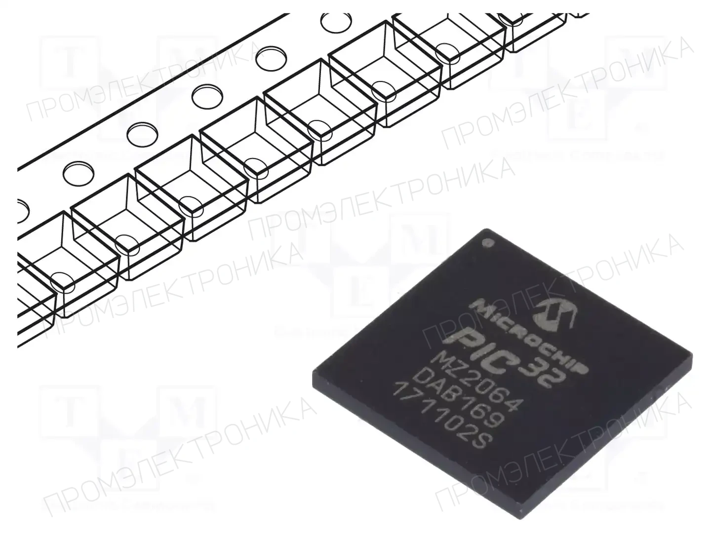 Microchip Technology PIC32MZ2064DAB169-I/HF — Линейка PIC32 32-bit