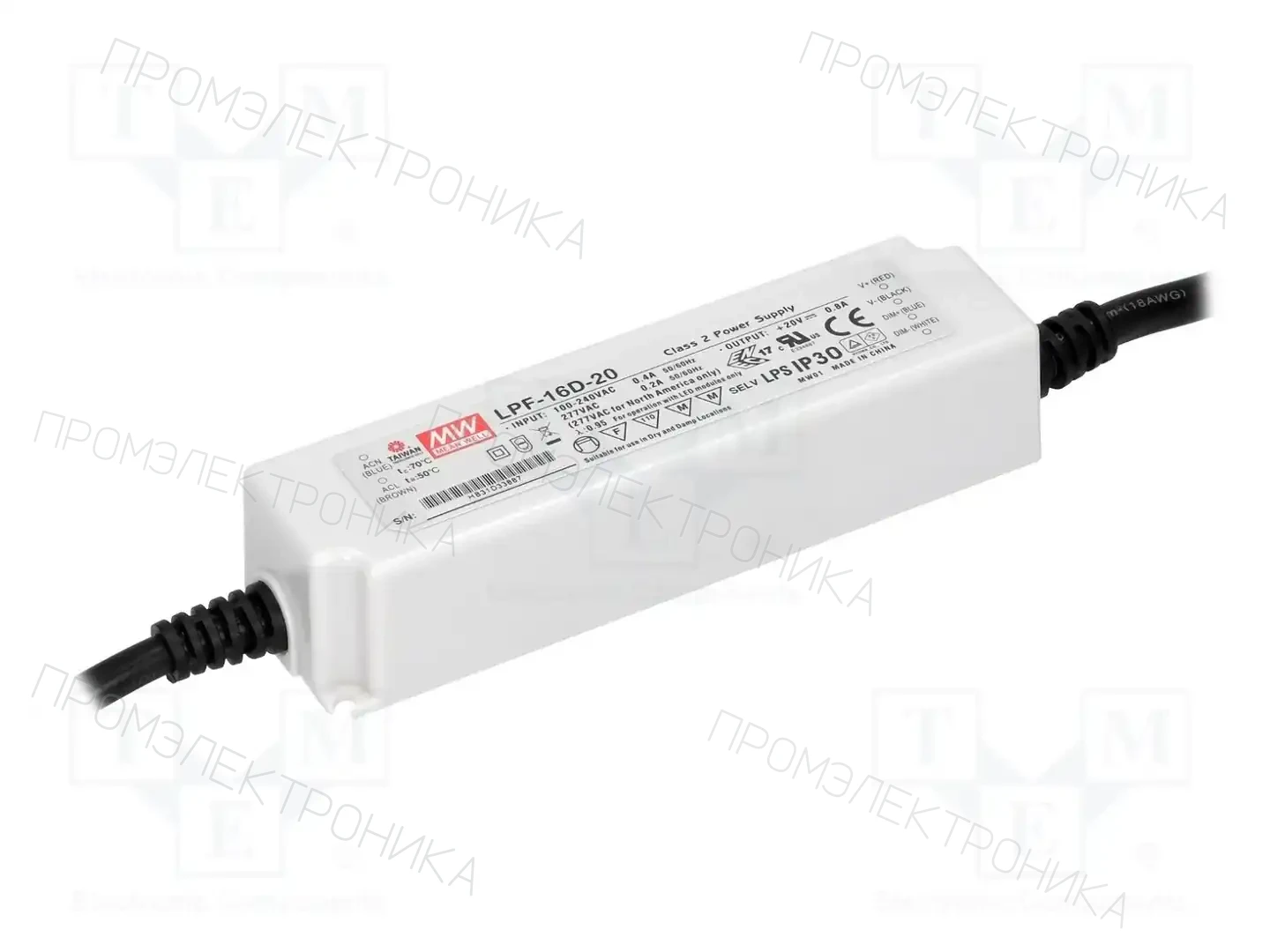 MEAN WELL LPF-16D-20 — Блоки питания для LED